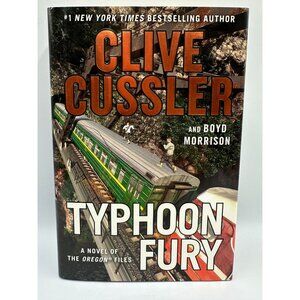 Typhoon Fury Clive Cussler Boyd Morrison 2017 Hardcover Novel Oregon Files Serie